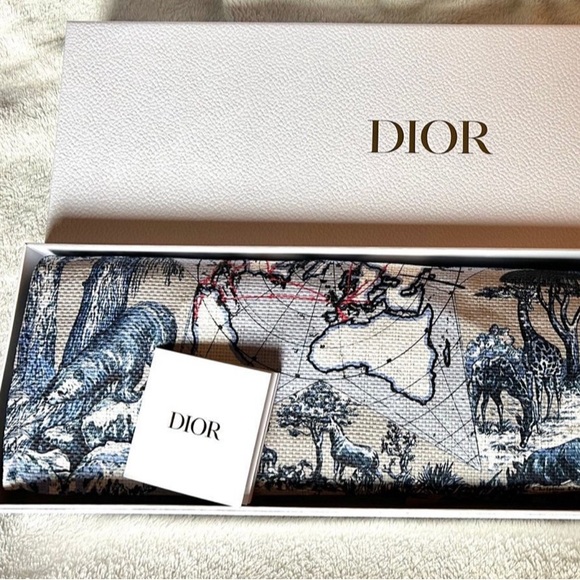 Dior Around the World Paper Straw Beach Bag Book Tote NIB Exclusive - Picture 3 of 4